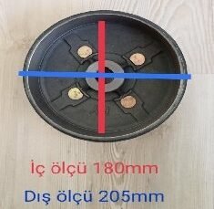 Yuki YK-16 ILGAZ Arka Jant Porya 180 mm