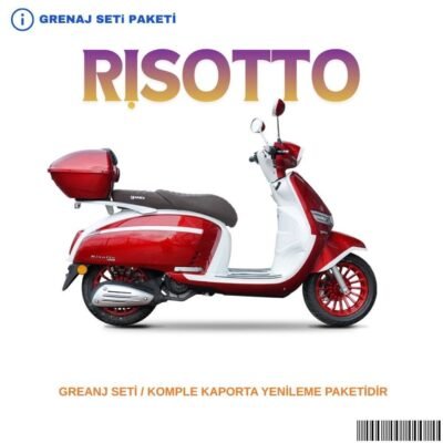 Yuki Risotto Grenaj Seti Kırmızı 9 Parça