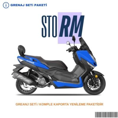 Yuki Storm Maxi Grenaj Seti Mavi 7 Parça
