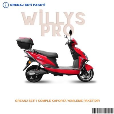 Yuki Willy Pro Grenaj Seti Kırmızı 11 Parça